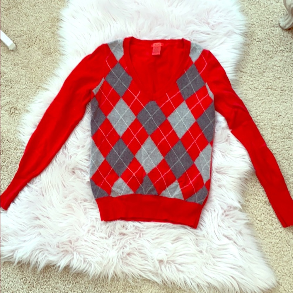 Argyle sweater